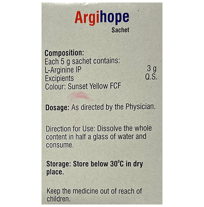 Argihope Granules Sugar Free Orange-Lemon