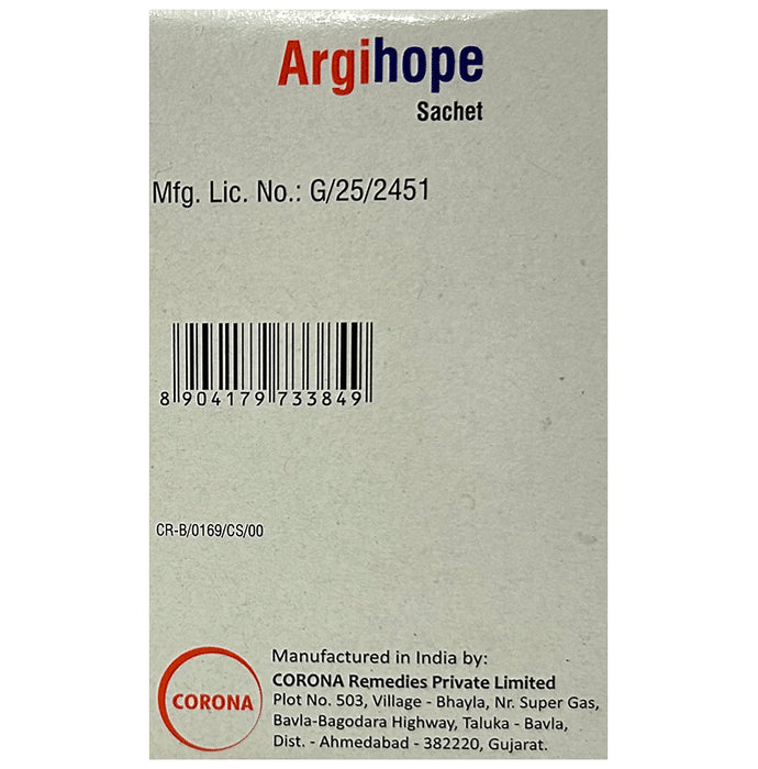 Argihope Granules Sugar Free Orange-Lemon