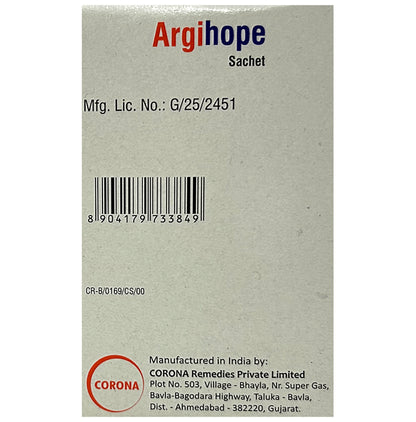 Argihope Granules Sugar Free Orange-Lemon