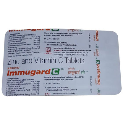 Aristo Immugard C Tablet