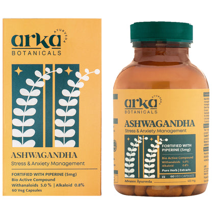 Arka Botanical Ashwagandha Veg Capsule - Classic Derma