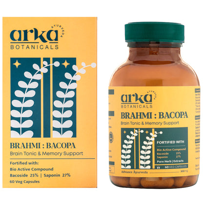 Arka Botanical Brahm Bacopa Veg Capsule - Classic Derma