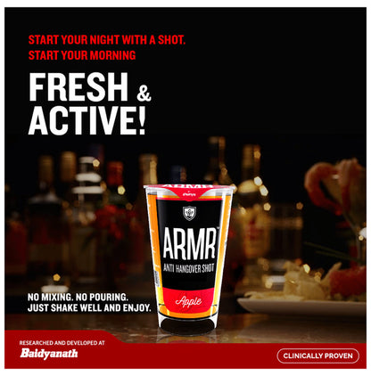 ARMR Anti Hangover Shot (60ml Each) Apple