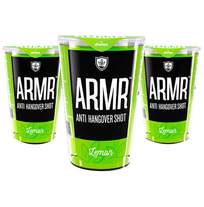 ARMR Anti Hangover Shot (60ml Each) Lemon