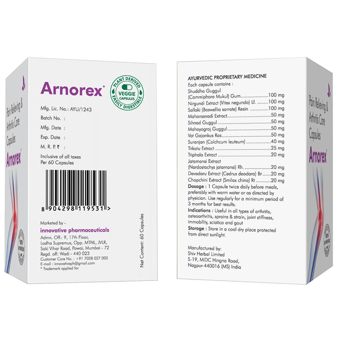 Arnorex Capsule (60 Each)