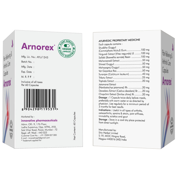 Arnorex Capsule (60 Each)
