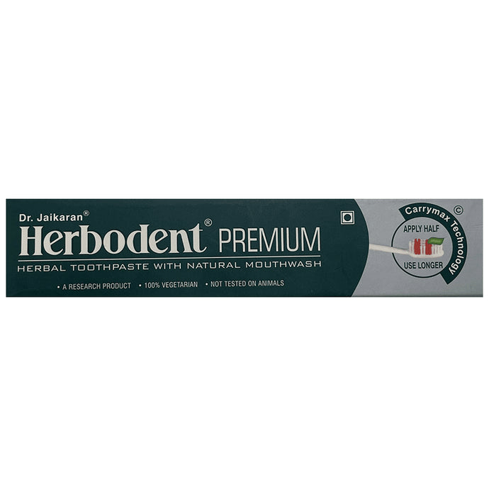 Dr Jaikaran Herbodent Premium Herbal Toothpaste (100gm Each) Buy 3 Get 1 Free - Classic Derma