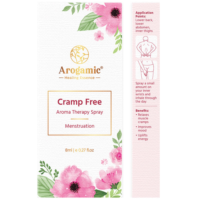 Arogamic Cramp Free Aroma Therapy Spray (8ml Each)
