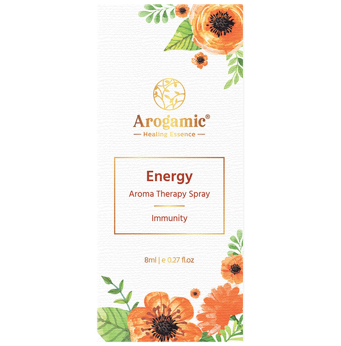 Arogamic Energy Aroma Therapy Spray (8ml Each) - Classic Derma