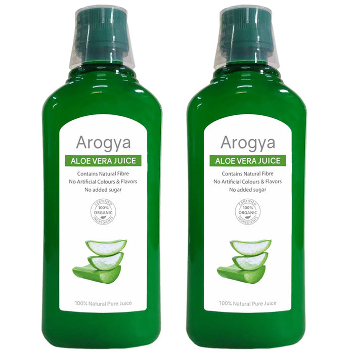 Arogya Aloe Vera Juice (1ltr Each) - Classic Derma