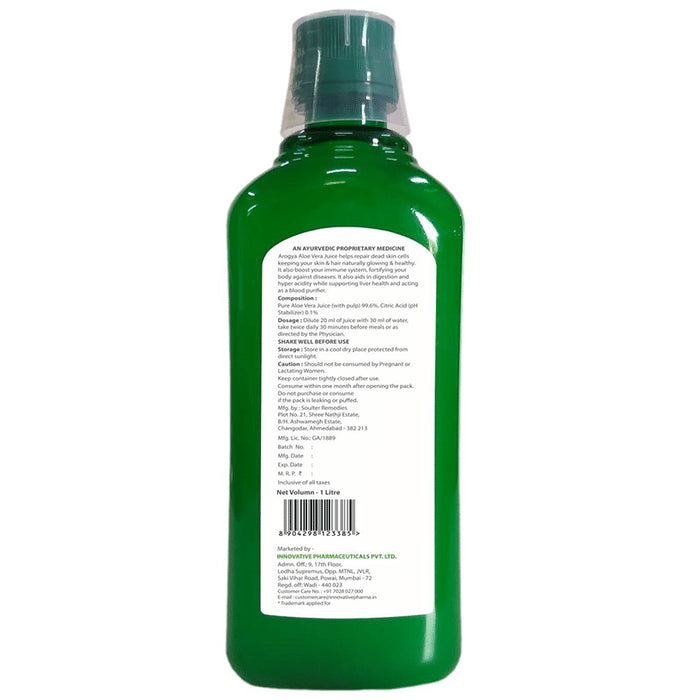 Arogya Aloe Vera Juice (1ltr Each)