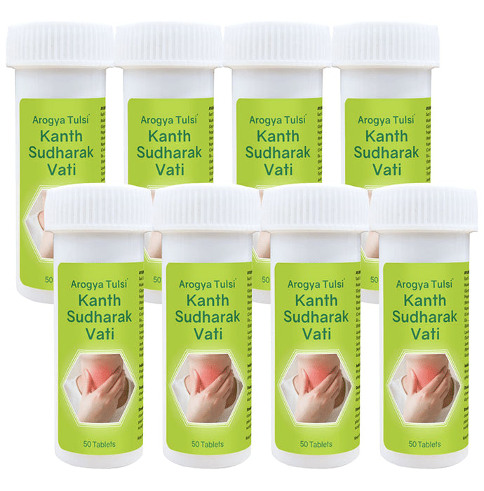 Arogya Tulsi Kanth Sudharak Vati (50 Each) - Classic Derma
