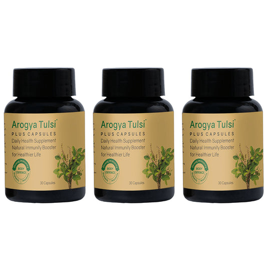Arogya Tulsi Plus Capsule (30 Each) - Classic Derma