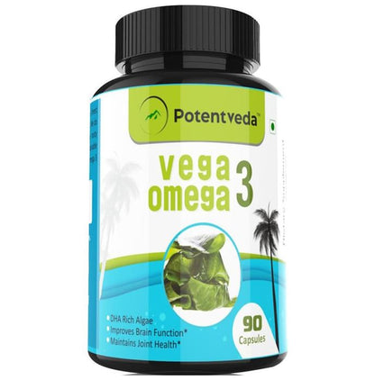 Potentveda Vega Omega 3 800mg Capsule - Classic Derma