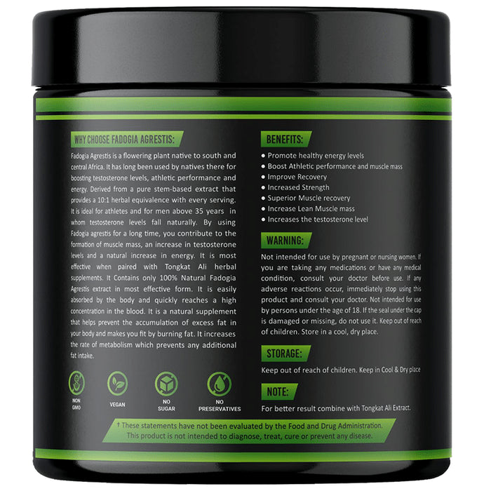 Nutracology Fadogia Agrestis 10:1 Extract Powder