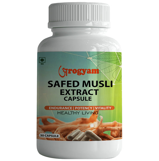 Arogyam Safed Musli Extract Capsule - Classic Derma