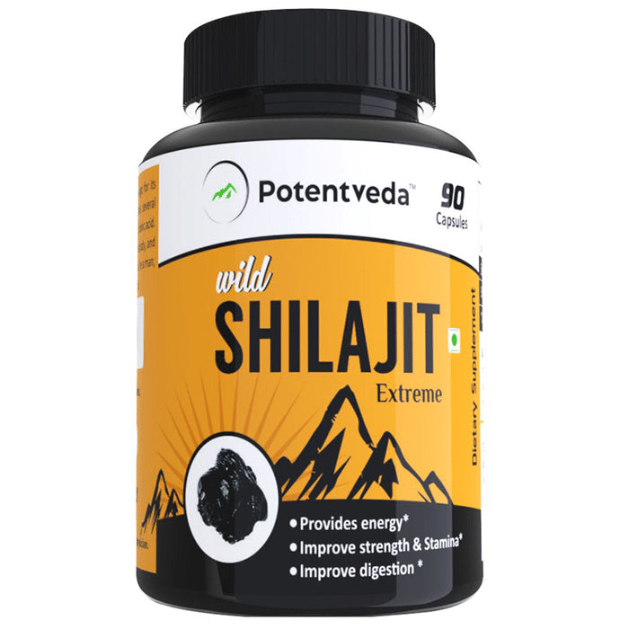 Potentveda Wild Shilajit Extreme Capsule - Classic Derma