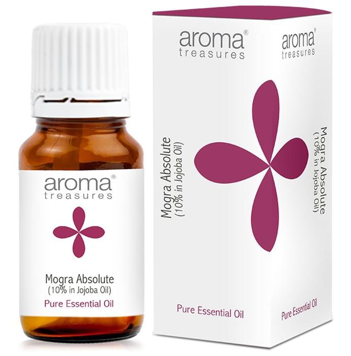 Aroma Treasures Mogra Absolute (10% in Jojoba Oil) Essential Oil - Classic Derma
