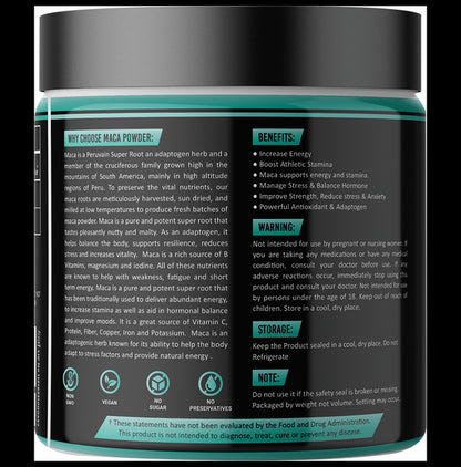 Nutracology Peruvian Maca Root Powder