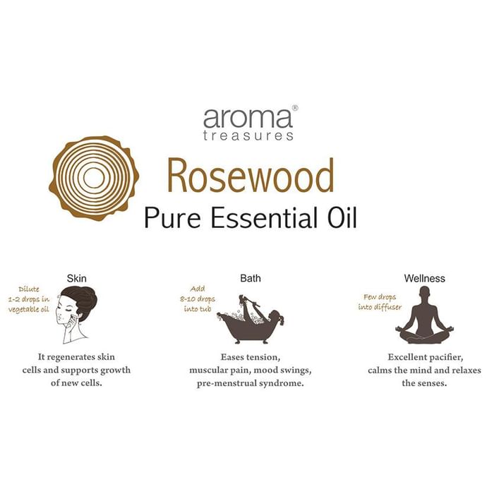 Aroma Treasures Rosewood Pure Essential Oil