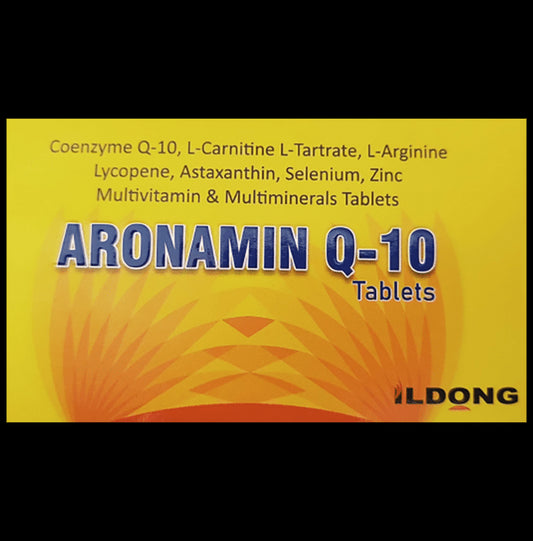Aronamin Q 10 Tablet - Classic Derma