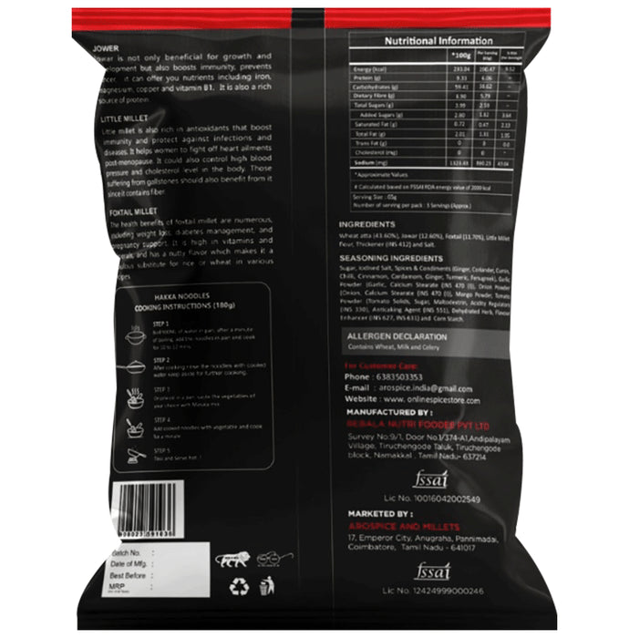 Arospice Multi Millet Hakka Noodle