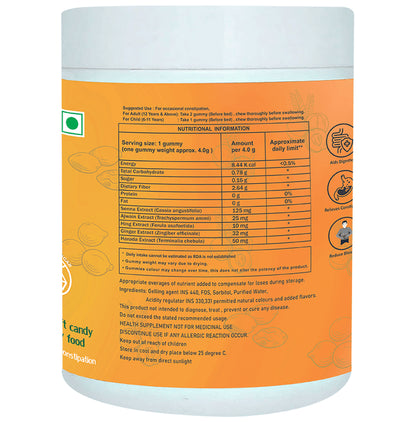 Arrvit Laxative Support Gummies Delicious Guava No Added Sugar