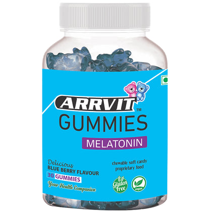 Arrvit Melatonin Gummies Delicious Blue Berry - Classic Derma