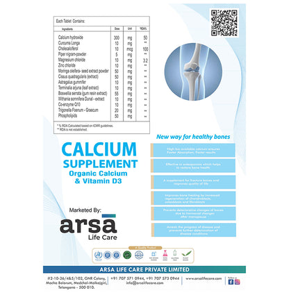 Arsa Calcium Supplement Tablet