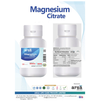 Arsa Magnesium Citrate Capsule