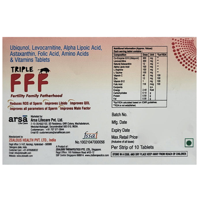 Arsa Triple FFF Tablet