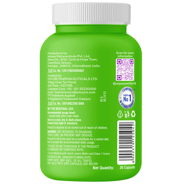 Arth Embrace Menopause Brain Fog Aid Capsule Gluten Free