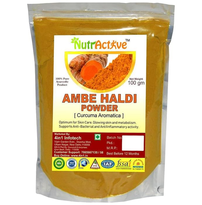 NutrActive Ambe Haldi Powder - Classic Derma