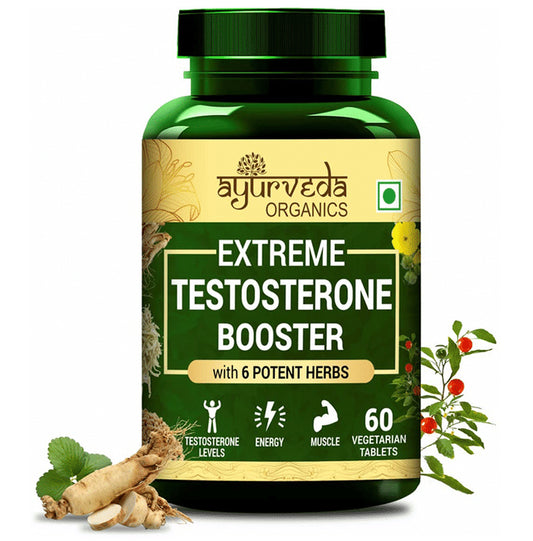 Ayurveda Organics Extreme Testosterone Booster Vegetatrian Tablet - Classic Derma