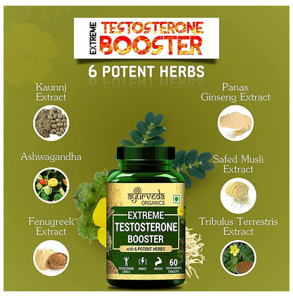 Ayurveda Organics Extreme Testosterone Booster Vegetatrian Tablet