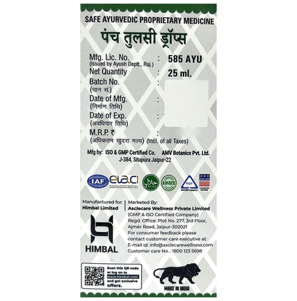 Asclecare Panch Tulsi Drop