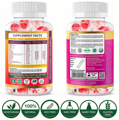 Ayurveda Organics Multivitamin Gummies (30 Each)