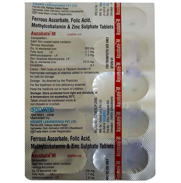 Ascobate M Tablet