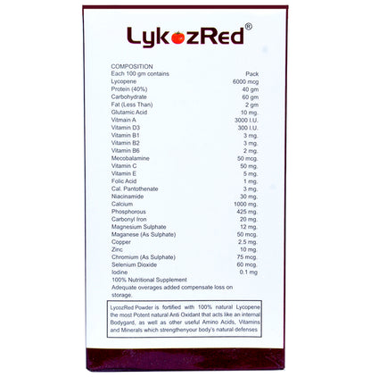 Ashley LykozRed Protein Powder Chocolate