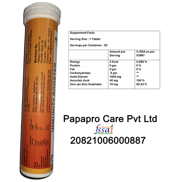 Ashly Care Vitamin C Surplus Effervescent Tablet