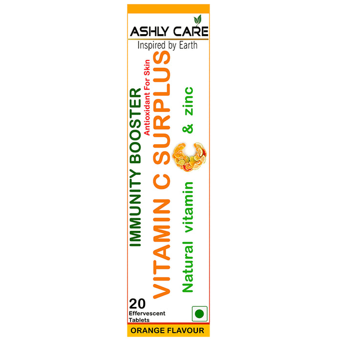 Ashly Care Vitamin C Surplus Effervescent Tablet