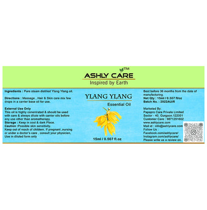 Ashly Care Ylang Ylang Essential Oil