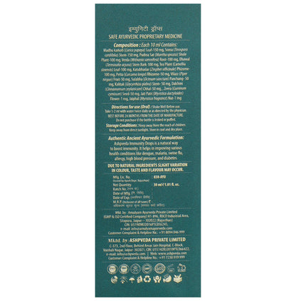 Ashpveda Immunity Drop