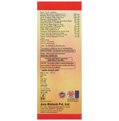 Asia Biotech Benzyme Syrup
