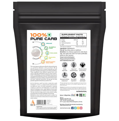 AS-IT-IS Nutrition 100% Pure Carb