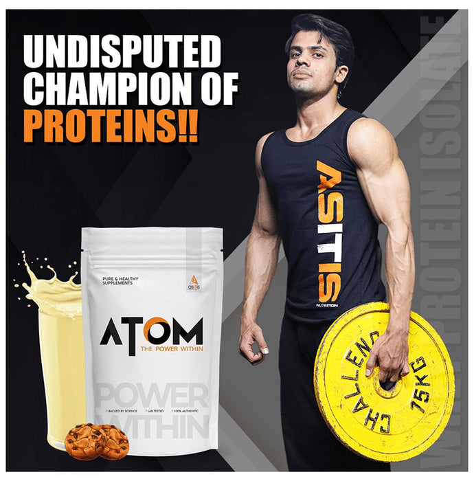 AS-IT-IS Nutrition Atom 100% Whey Protein Isolate Cookie Hazel Fusion