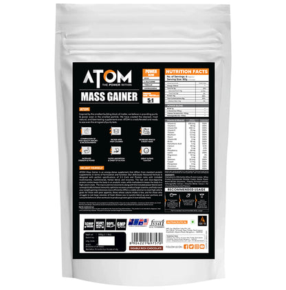AS-IT-IS Nutrition Atom Mass Gainer Double Rich Chocolate