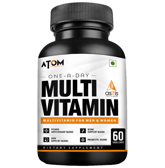 AS-IT-IS Nutrition Atom Multivitamin for Men & Women Vegicap - Classic Derma