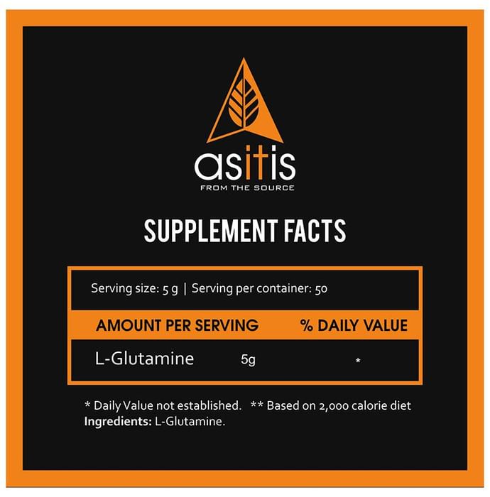 AS-IT-IS Nutrition L-Glutamine Powder