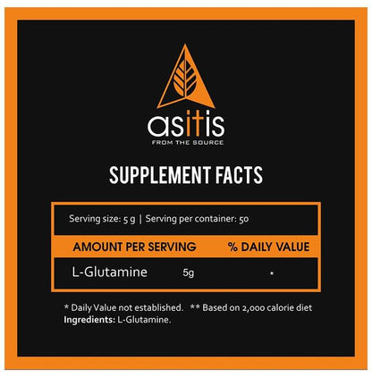 AS-IT-IS Nutrition L-Glutamine Powder